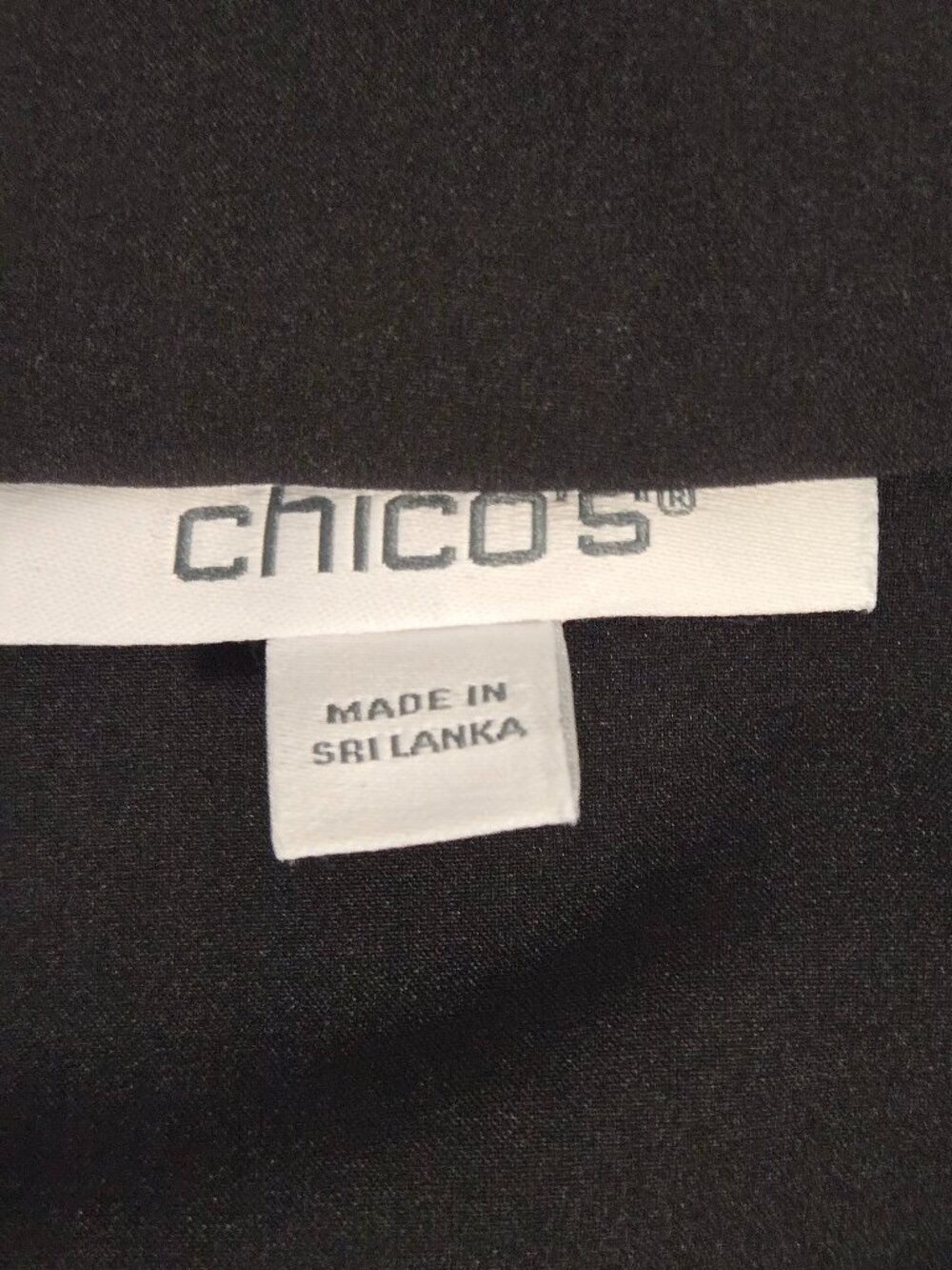 Chico's Women Black Two-way Zip Funnel Neck Active Vest Size 18 Athleisure - Picture 9 of 11